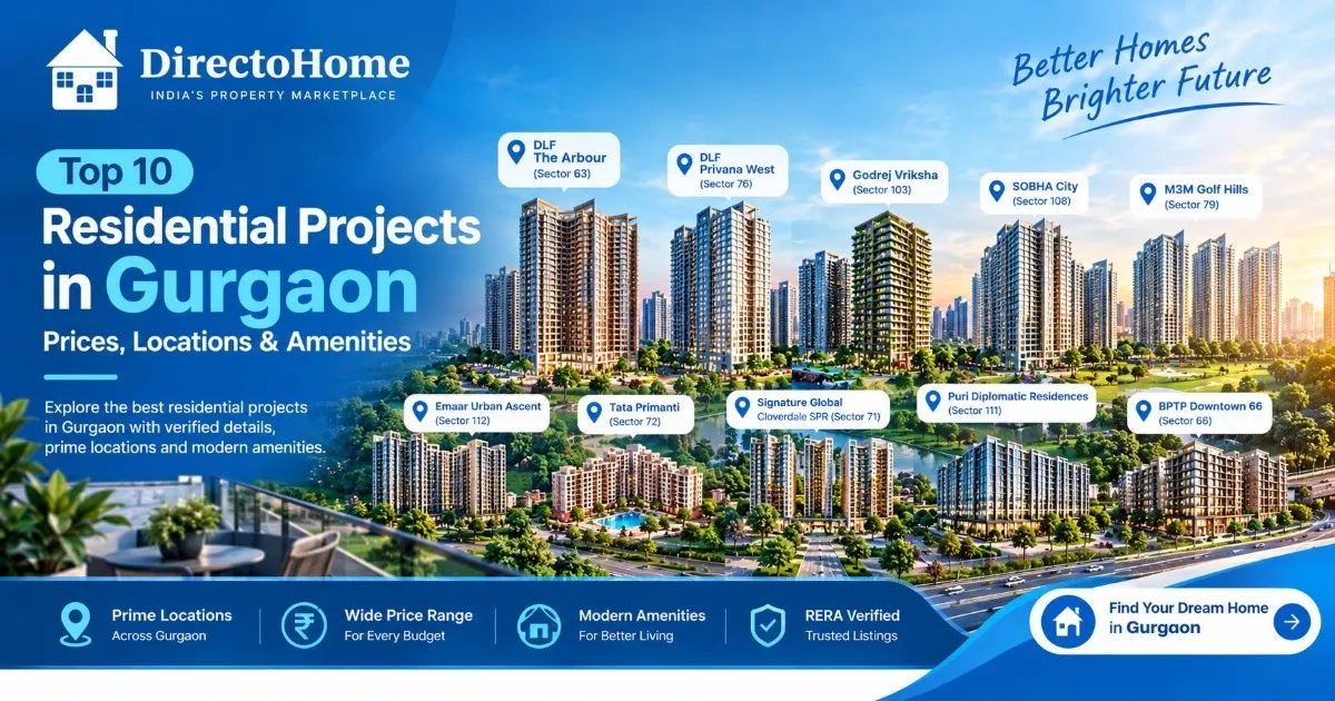 Top Residential Projects in Gurgaon: Prices, Locations & Amenities